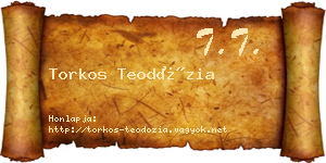 Torkos Teodózia névjegykártya